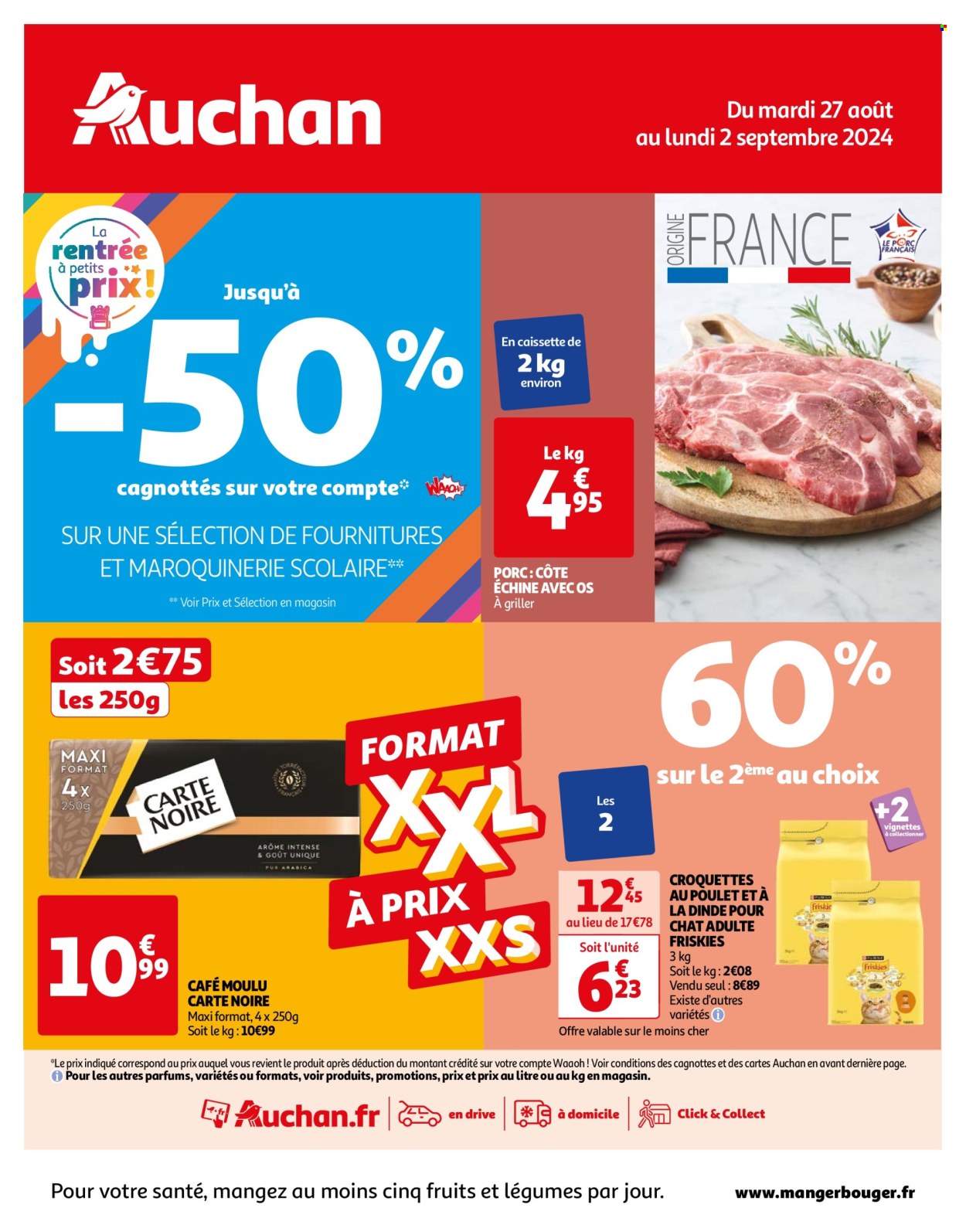 Catalogue Auchan - 27/08/2024 - 02/09/2024. Page 1