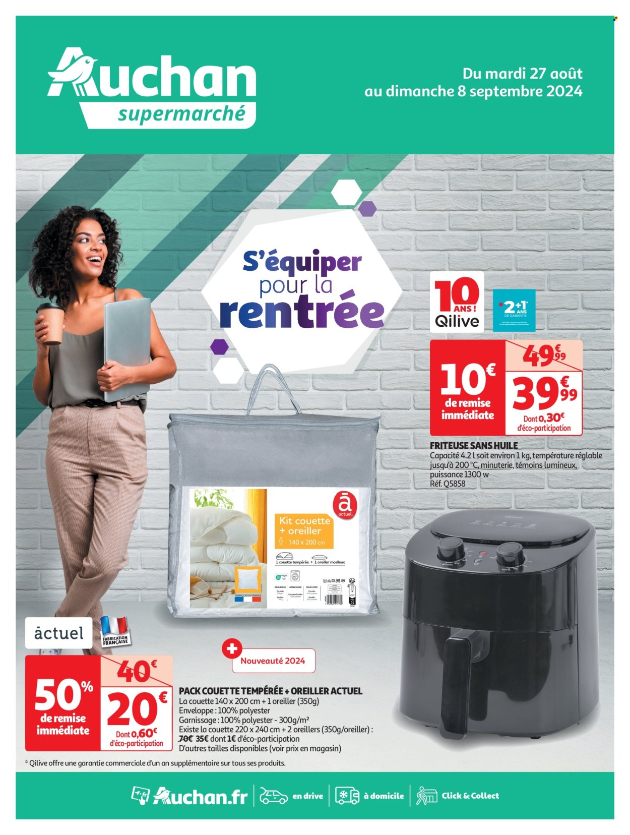 Catalogue Auchan - 27/08/2024 - 08/09/2024. Page 1