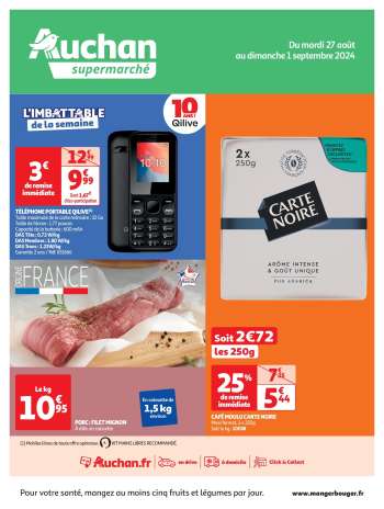 Catalogue Auchan - 27/08/2024 - 01/09/2024.