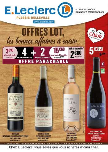 Catalogue E.Leclerc - 27/08/2024 - 08/09/2024.