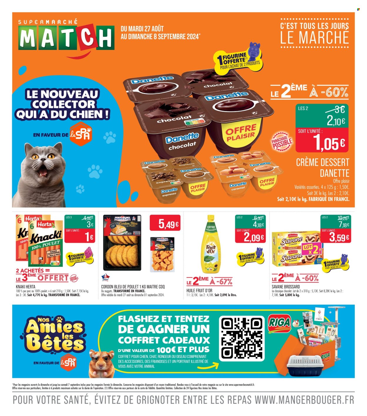 Catalogue Supermarché Match - 27/08/2024 - 08/09/2024. Page 1