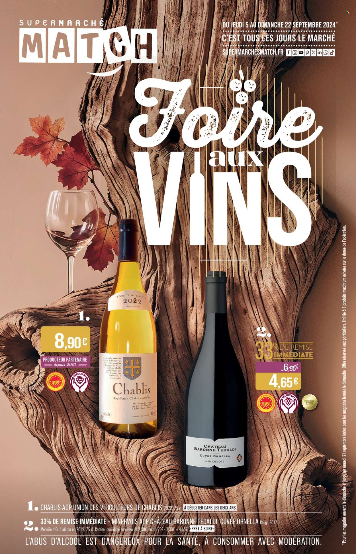 Catalogue Supermarché Match - 05/09/2024 - 22/09/2024. Page 1