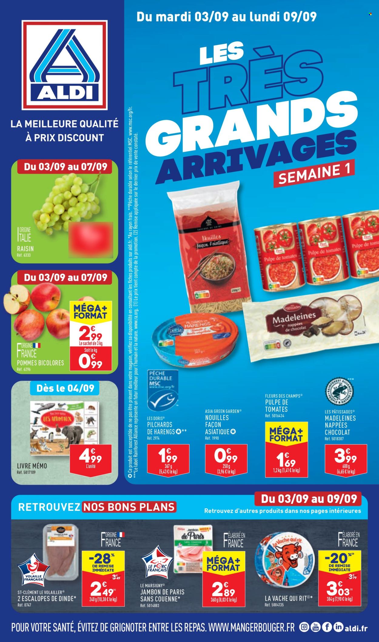 Catalogue ALDI - 03/09/2024 - 09/09/2024. Page 1