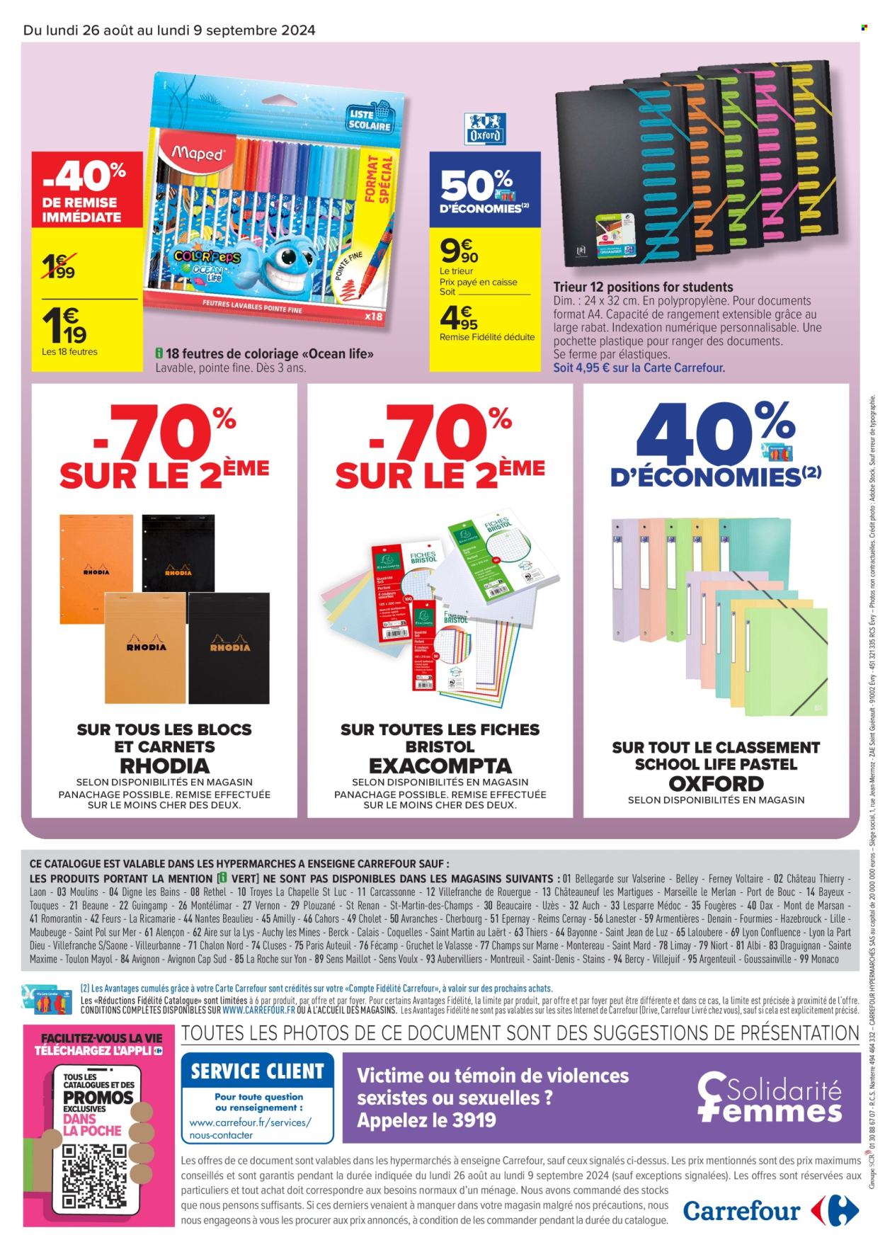 Catalogue Carrefour Hypermarchés - 26/08/2024 - 09/09/2024. Page 4