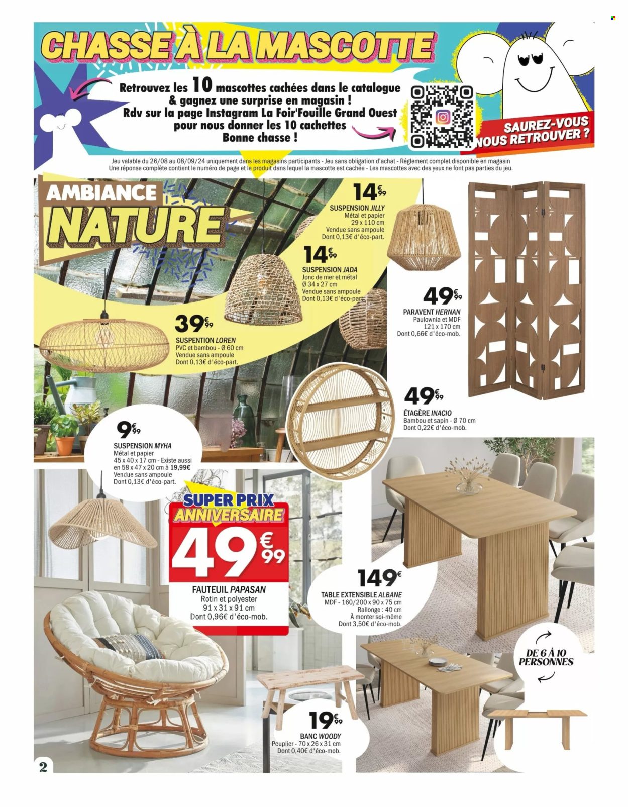 Catalogue La Foir'Fouille - 26/08/2024 - 08/09/2024. Page 2