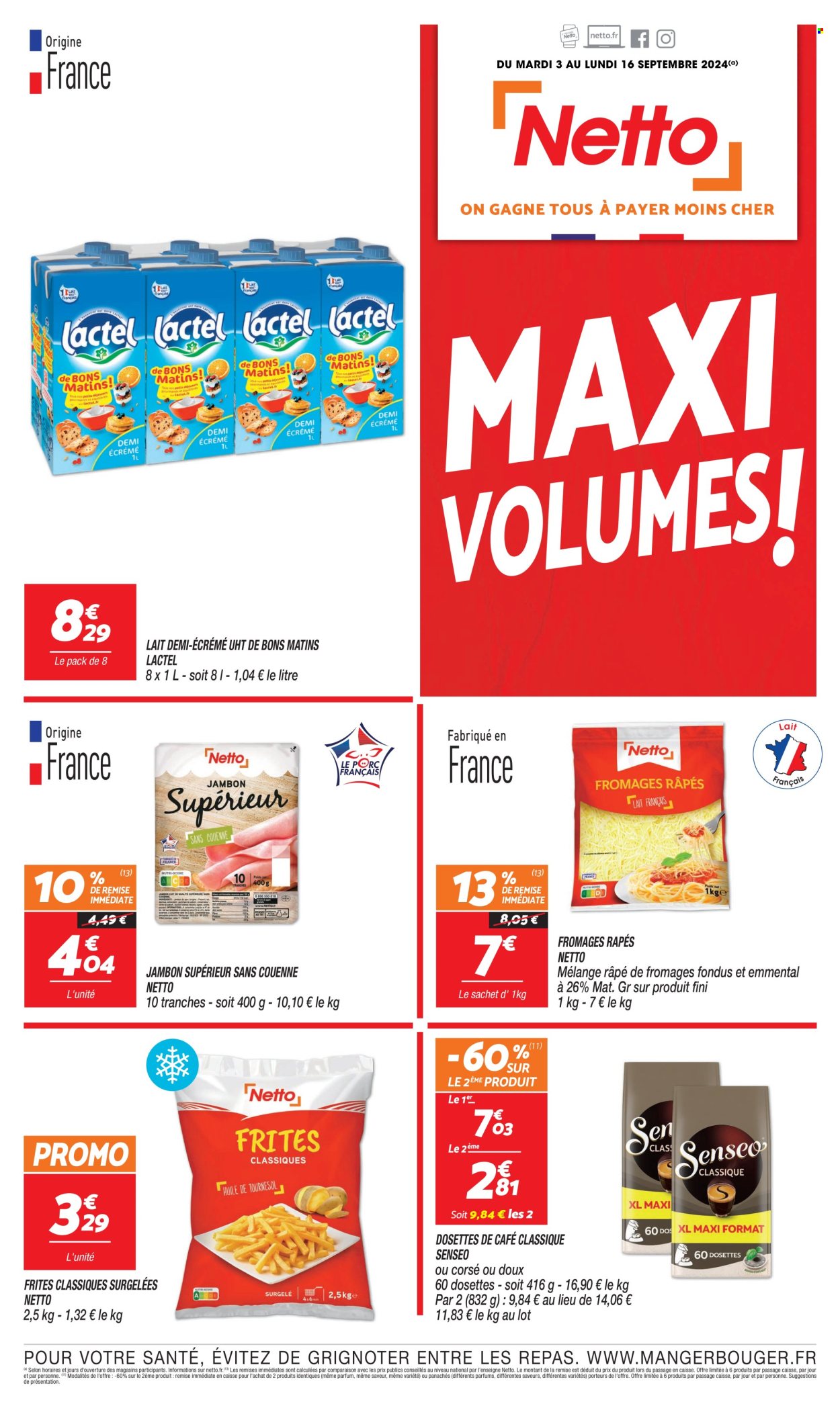 Catalogue Netto - 03/09/2024 - 16/09/2024. Page 1