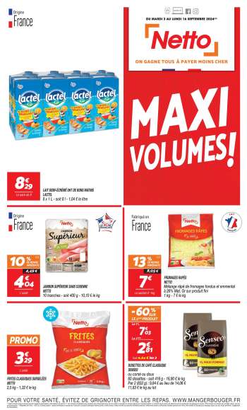 Catalogue Netto - 03/09/2024 - 16/09/2024.