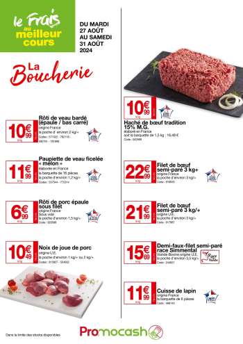 Catalogue Promocash - 27/08/2024 - 31/08/2024.