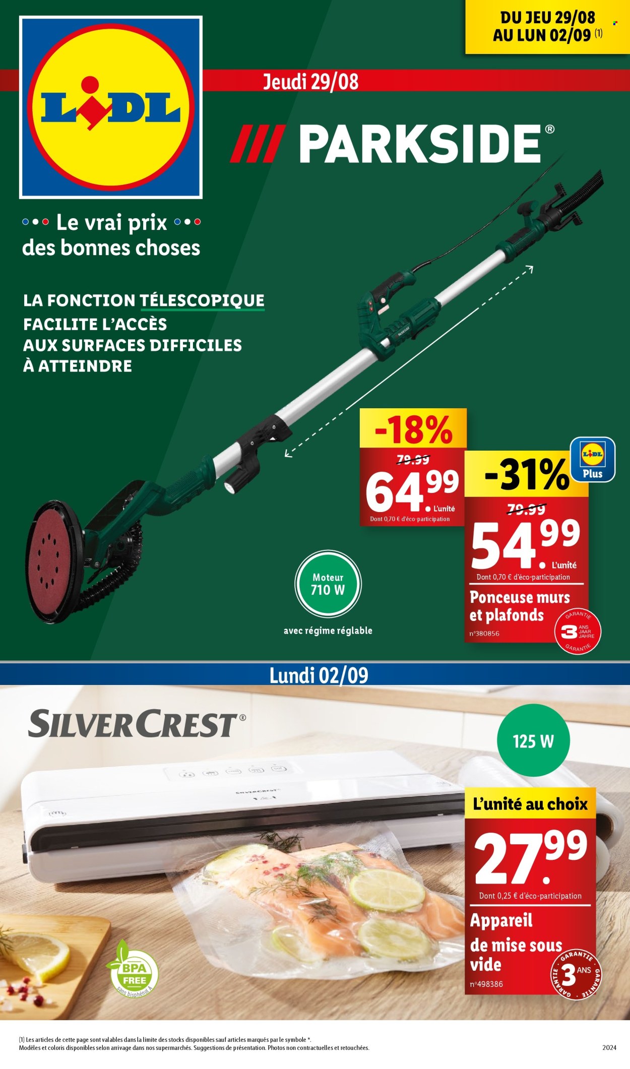Catalogue Lidl - 29/08/2024 - 02/09/2024. Page 1