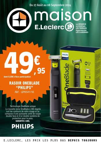 Catalogue E.Leclerc - 27/08/2024 - 08/09/2024.