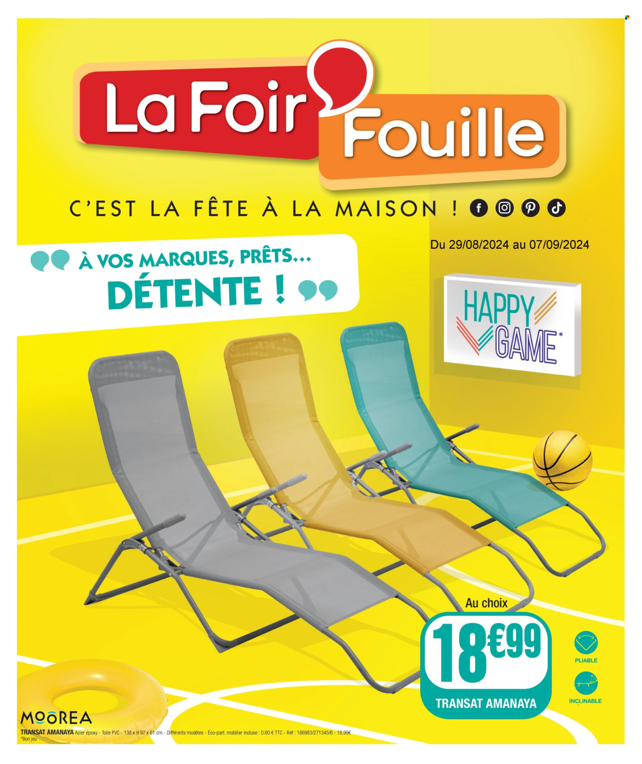 Catalogue La Foir'Fouille - 29/08/2024 - 07/09/2024. Page 1