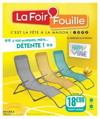 Catalogue La Foir'Fouille - 29/08/2024 - 07/09/2024.