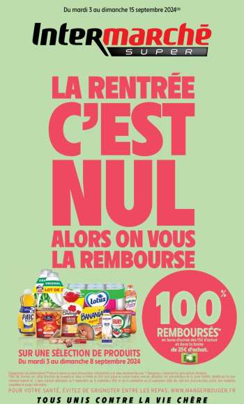 Catalogue Intermarché - 03/09/2024 - 15/09/2024.