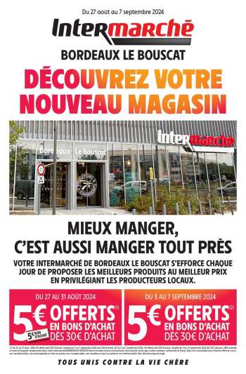 Catalogue Intermarché - 27/08/2024 - 07/09/2024.