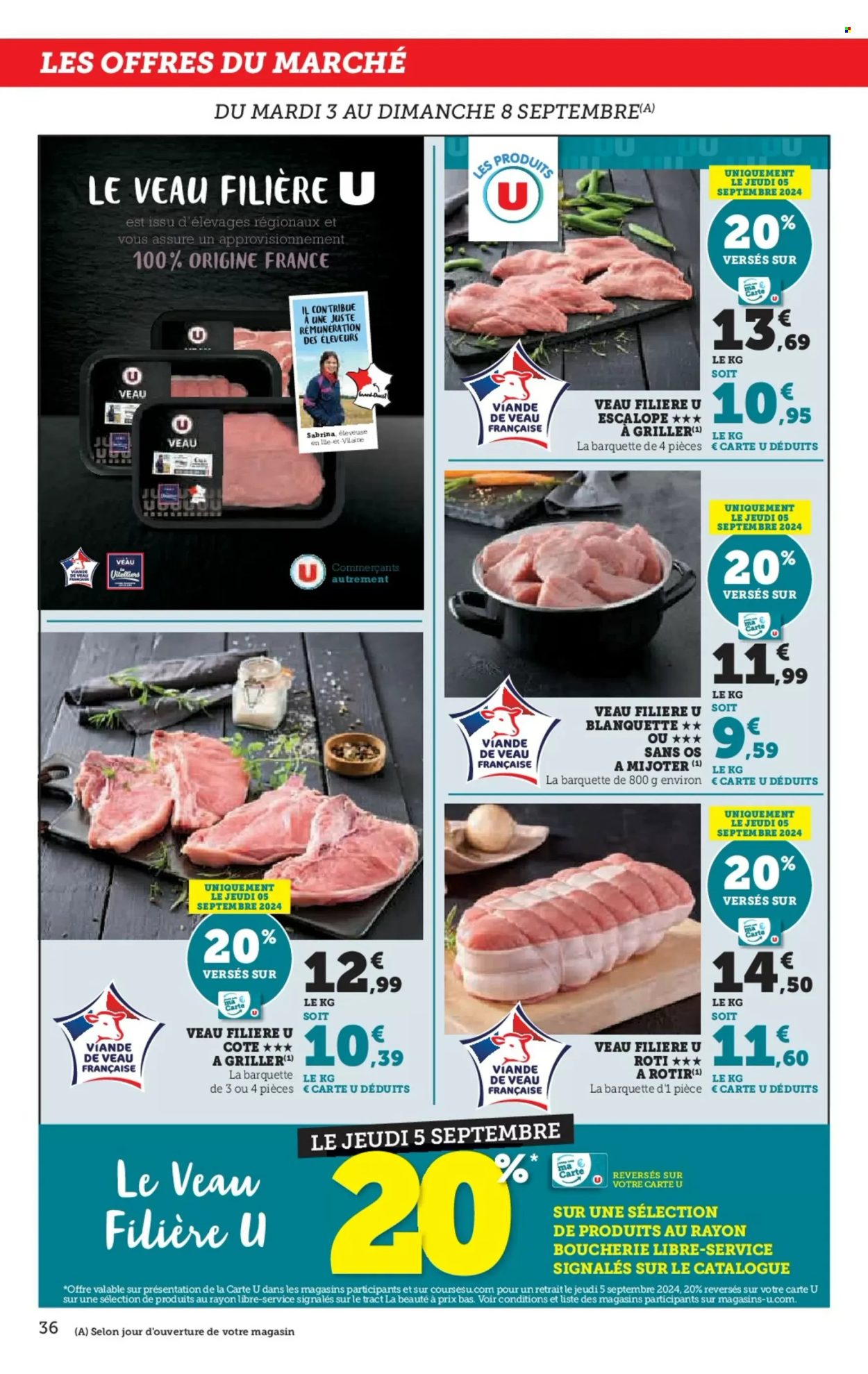 Catalogue SUPER U - 03/09/2024 - 15/09/2024. Page 36
