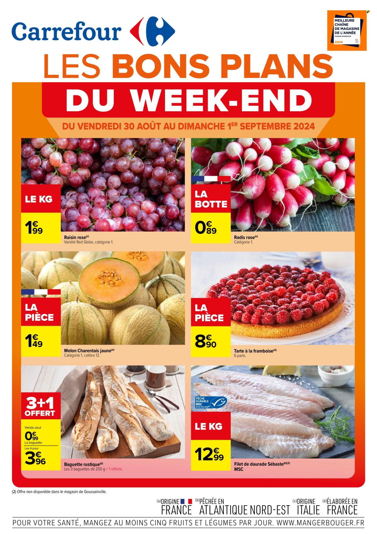 Catalogue Carrefour Hypermarchés - 30/08/2024 - 01/09/2024. Page 1