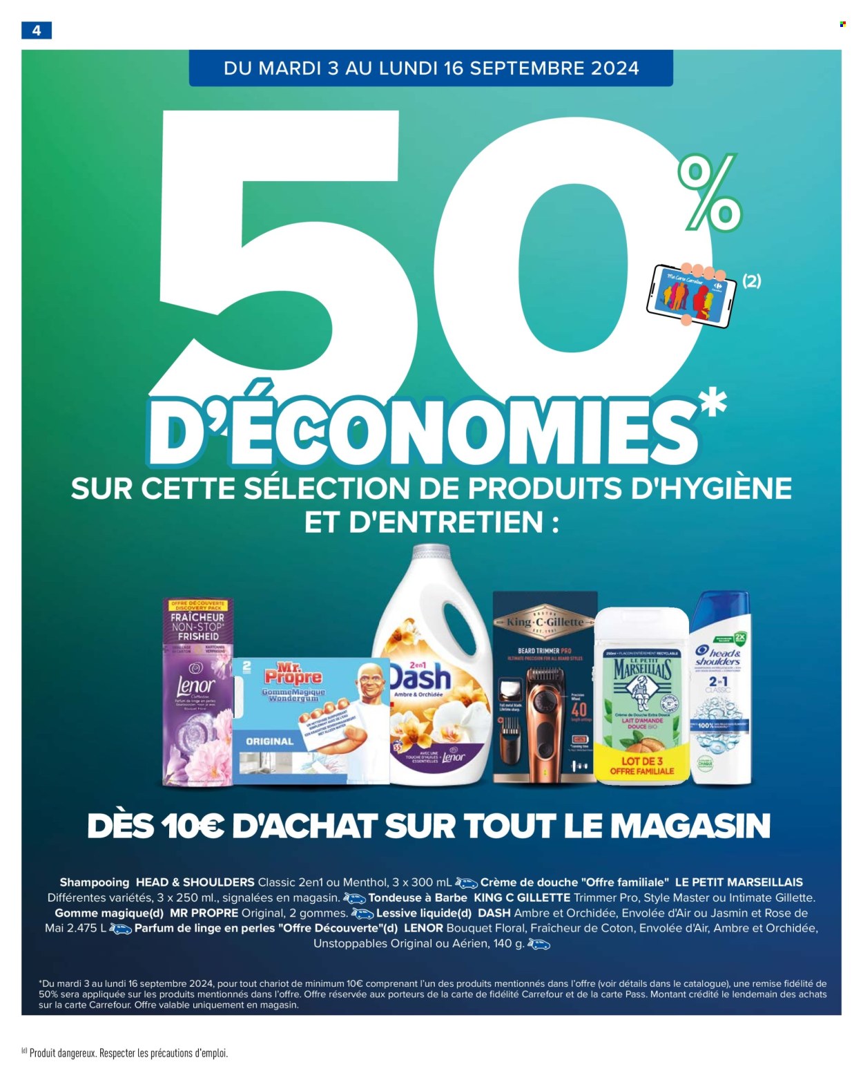 Catalogue Carrefour Hypermarchés - 03/09/2024 - 16/09/2024. Page 6