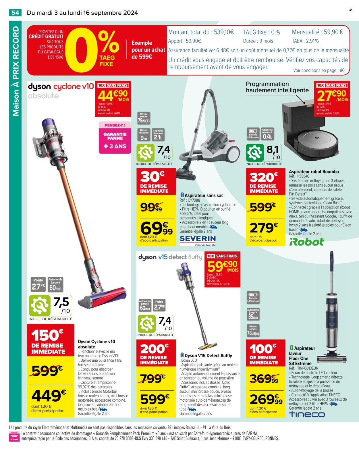 Catalogue Carrefour Hypermarchés - 03/09/2024 - 16/09/2024. Page 56