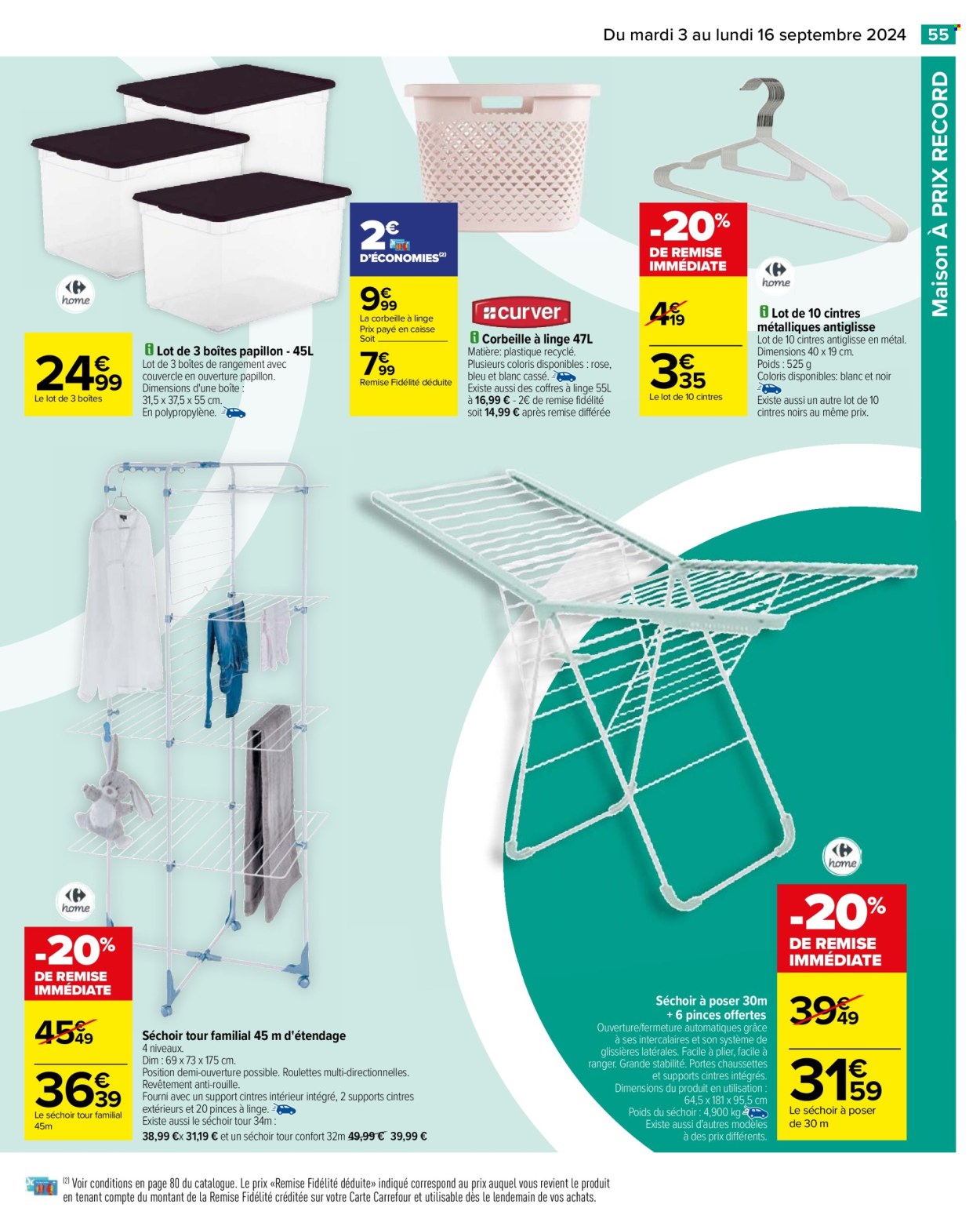 Catalogue Carrefour Hypermarchés - 03/09/2024 - 16/09/2024. Page 57