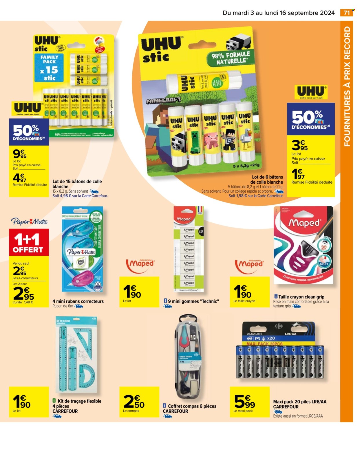 Catalogue Carrefour Hypermarchés - 03/09/2024 - 16/09/2024. Page 73