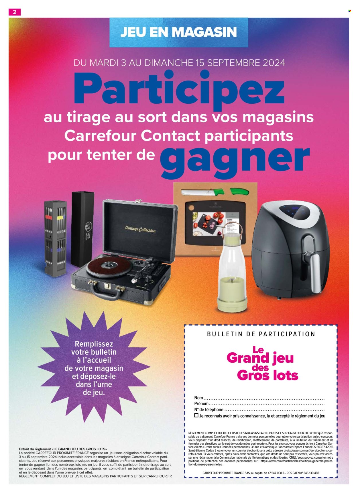 Catalogue Carrefour Contact - 03/09/2024 - 15/09/2024. Page 4