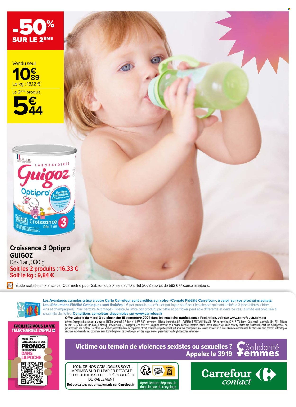 Catalogue Carrefour Contact - 03/09/2024 - 15/09/2024. Page 22
