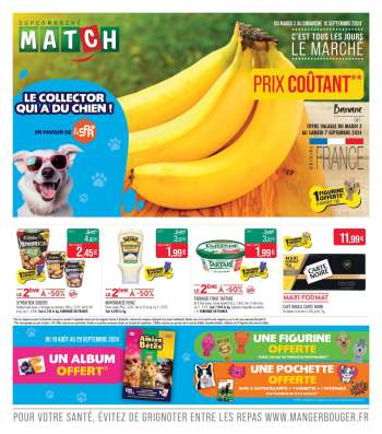 Catalogue Supermarché Match - 03/09/2024 - 15/09/2024.
