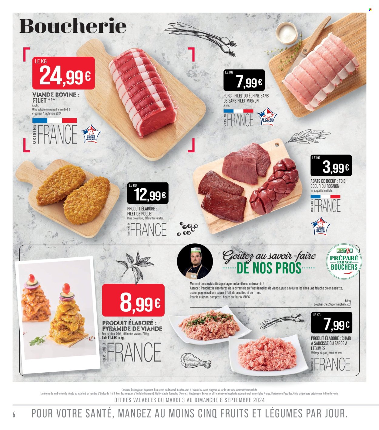 Catalogue Supermarché Match - 03/09/2024 - 15/09/2024. Page 6