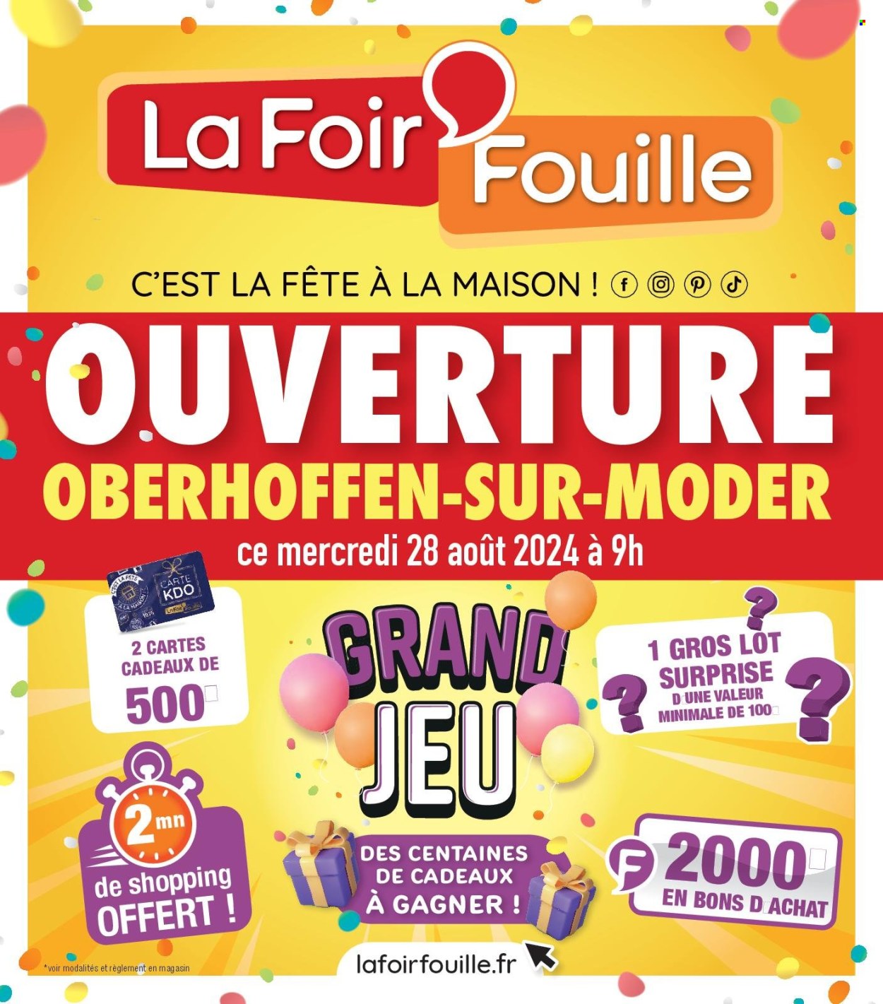 Catalogue La Foir'Fouille - 28/08/2024 - 08/09/2024. Page 1