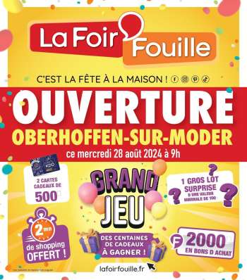 Catalogue La Foir'Fouille - 28/08/2024 - 08/09/2024.