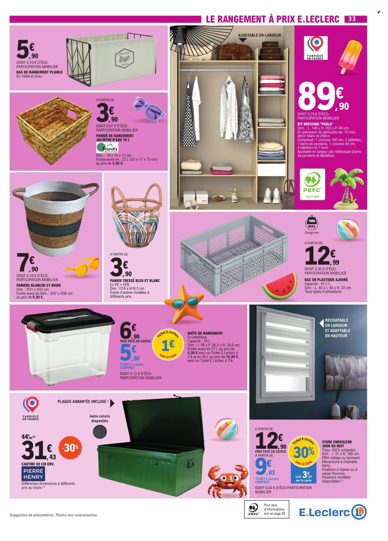 Catalogue E.Leclerc - 27/08/2024 - 07/09/2024. Page 33