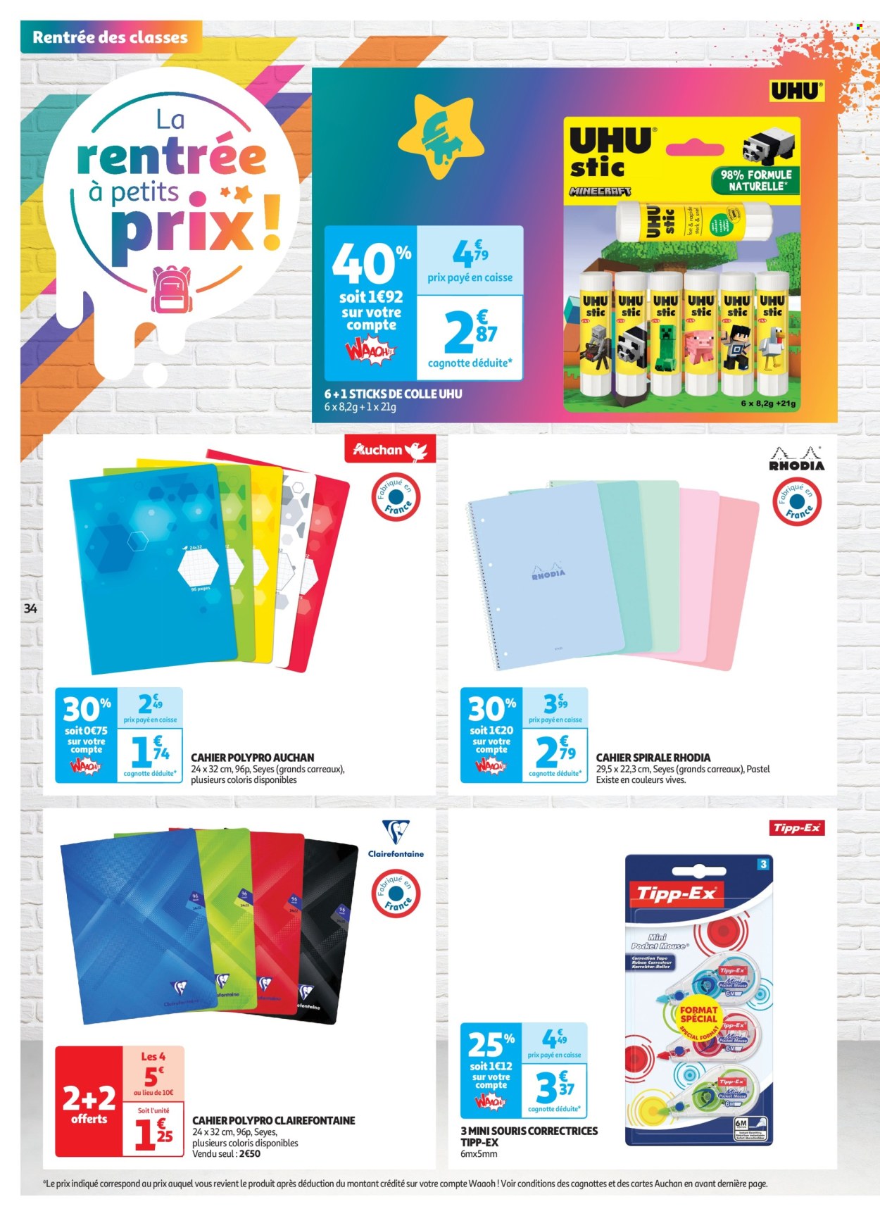 Catalogue Auchan - 03/09/2024 - 08/09/2024. Page 34