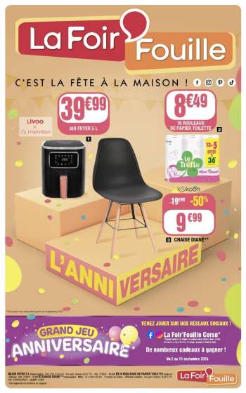 Catalogue La Foir'Fouille - 02/09/2024 - 15/09/2024.