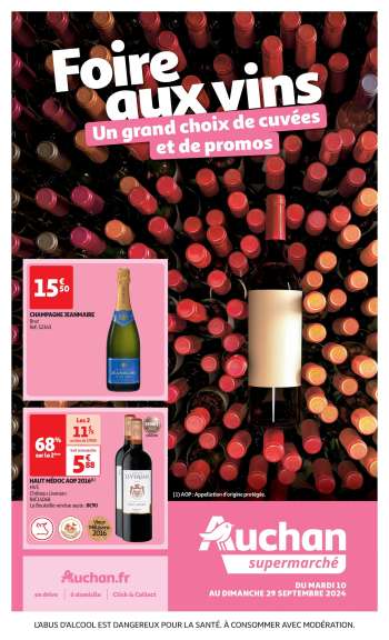 Catalogue Auchan - 10/09/2024 - 29/09/2024.