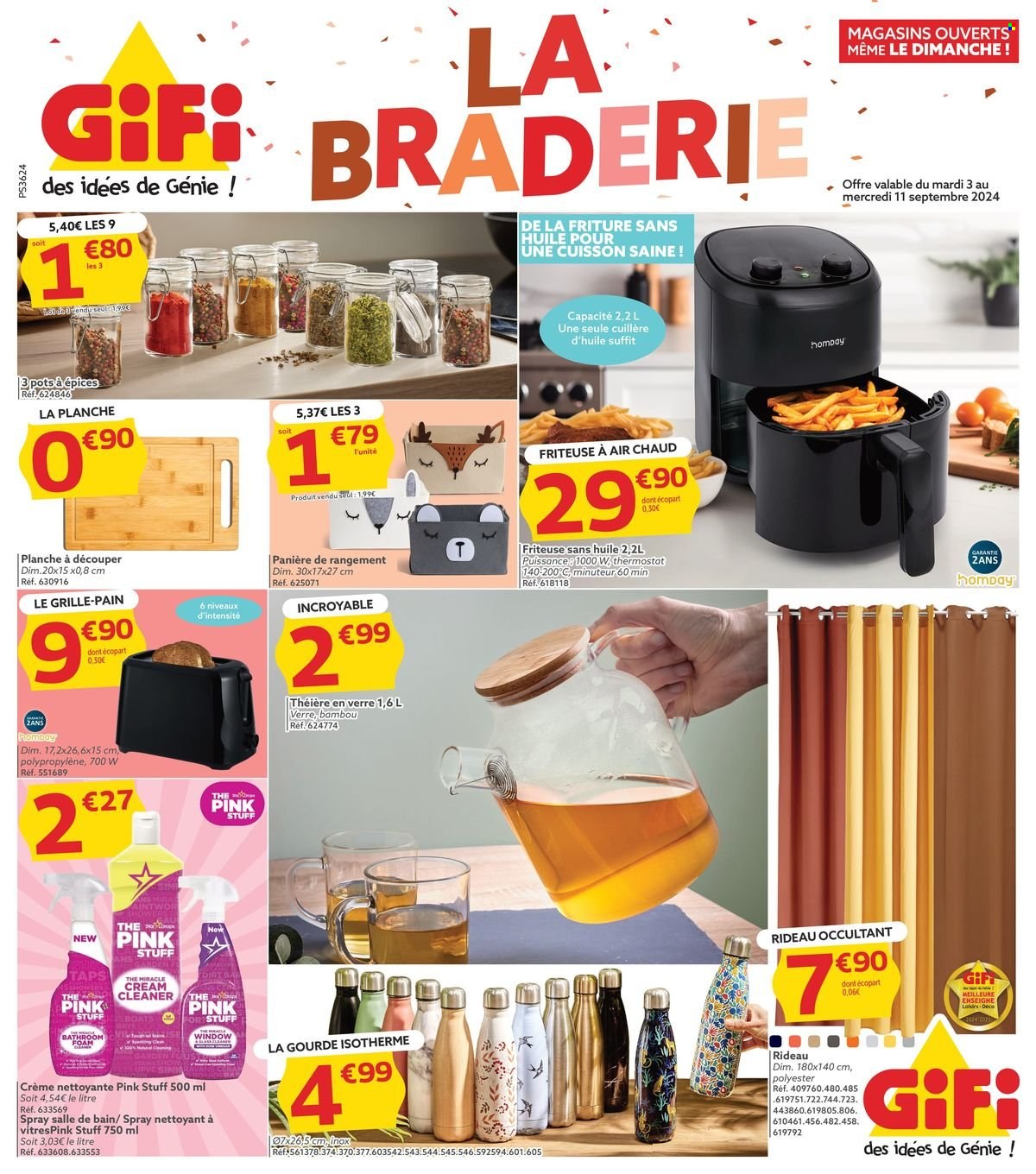 Catalogue GiFi - 03/09/2024 - 11/09/2024. Page 1
