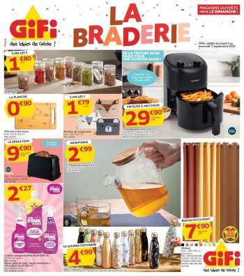Catalogue GiFi - 03/09/2024 - 11/09/2024.