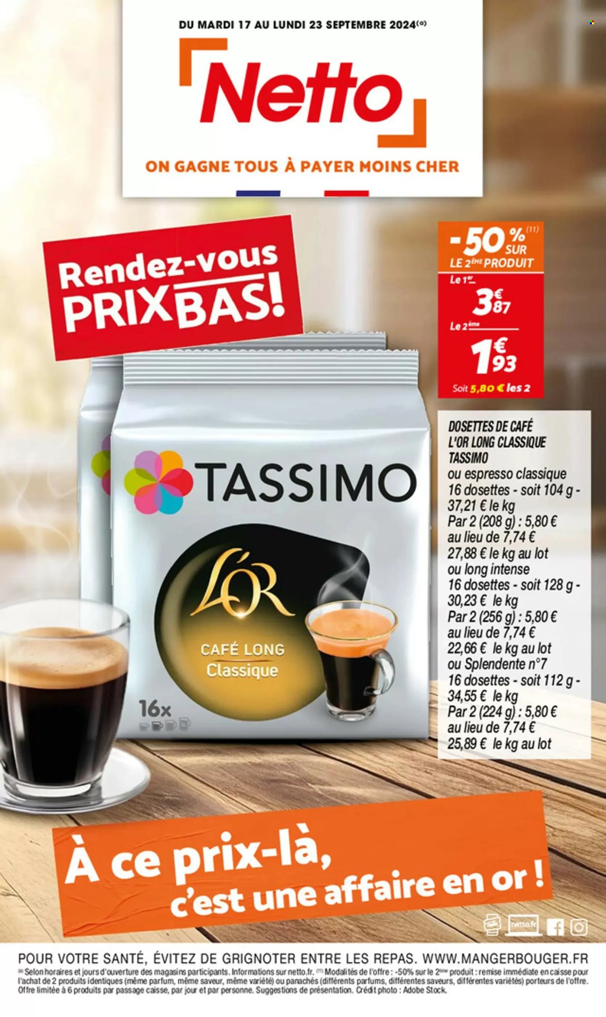 Catalogue Netto - 17/09/2024 - 23/09/2024. Page 1