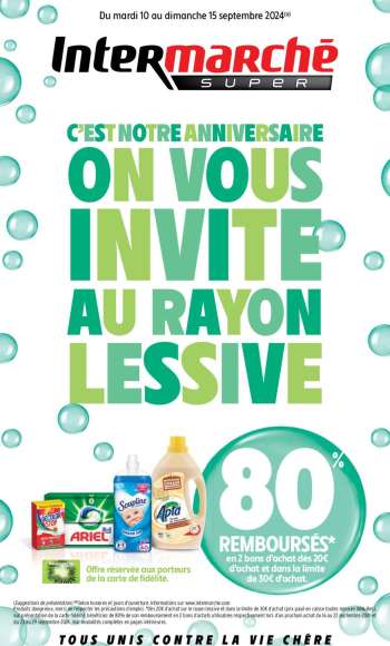 Catalogue Intermarché - 10/09/2024 - 15/09/2024.