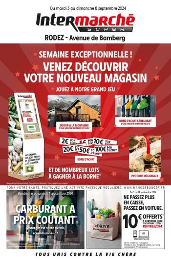 Catalogue Intermarché Super - 03/09/2024 - 08/09/2024.