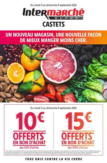 Catalogue Intermarché Super - 03/09/2024 - 08/09/2024.