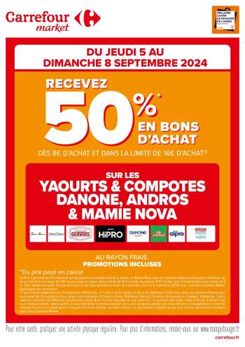 Catalogue Carrefour Market - 05/09/2024 - 08/09/2024.