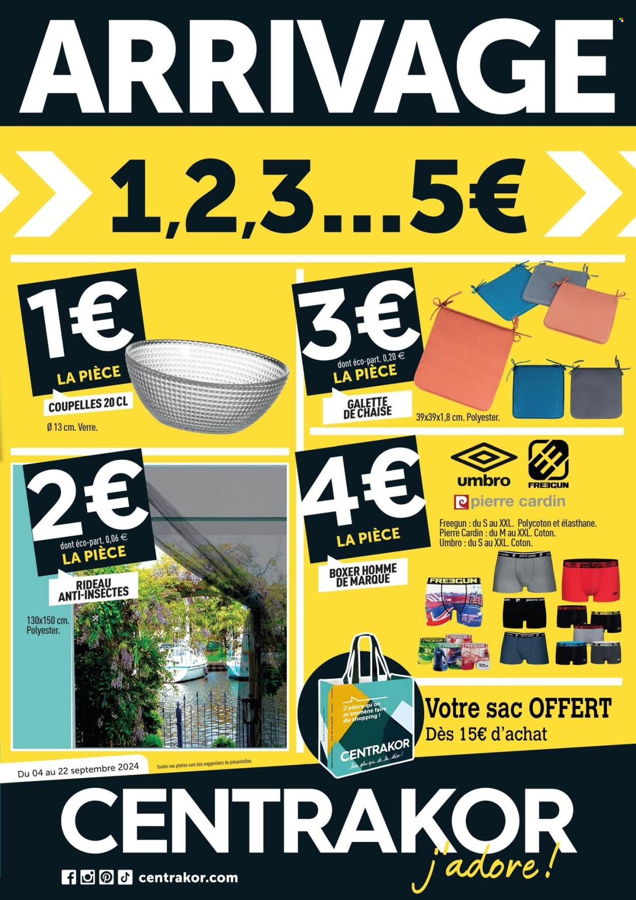 Catalogue Centrakor - 04/09/2024 - 22/09/2024. Page 1
