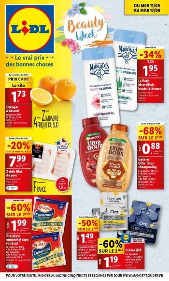 Catalogue Lidl - 11/09/2024 - 17/09/2024.