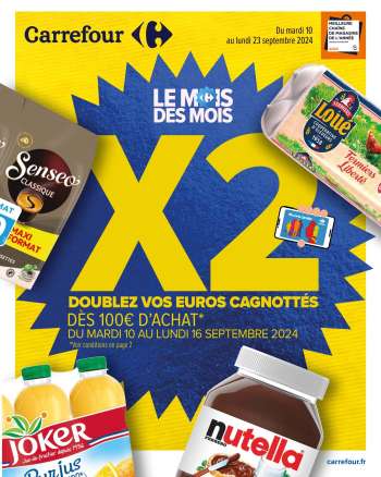 Catalogue Carrefour Hypermarchés - 10/09/2024 - 23/09/2024.