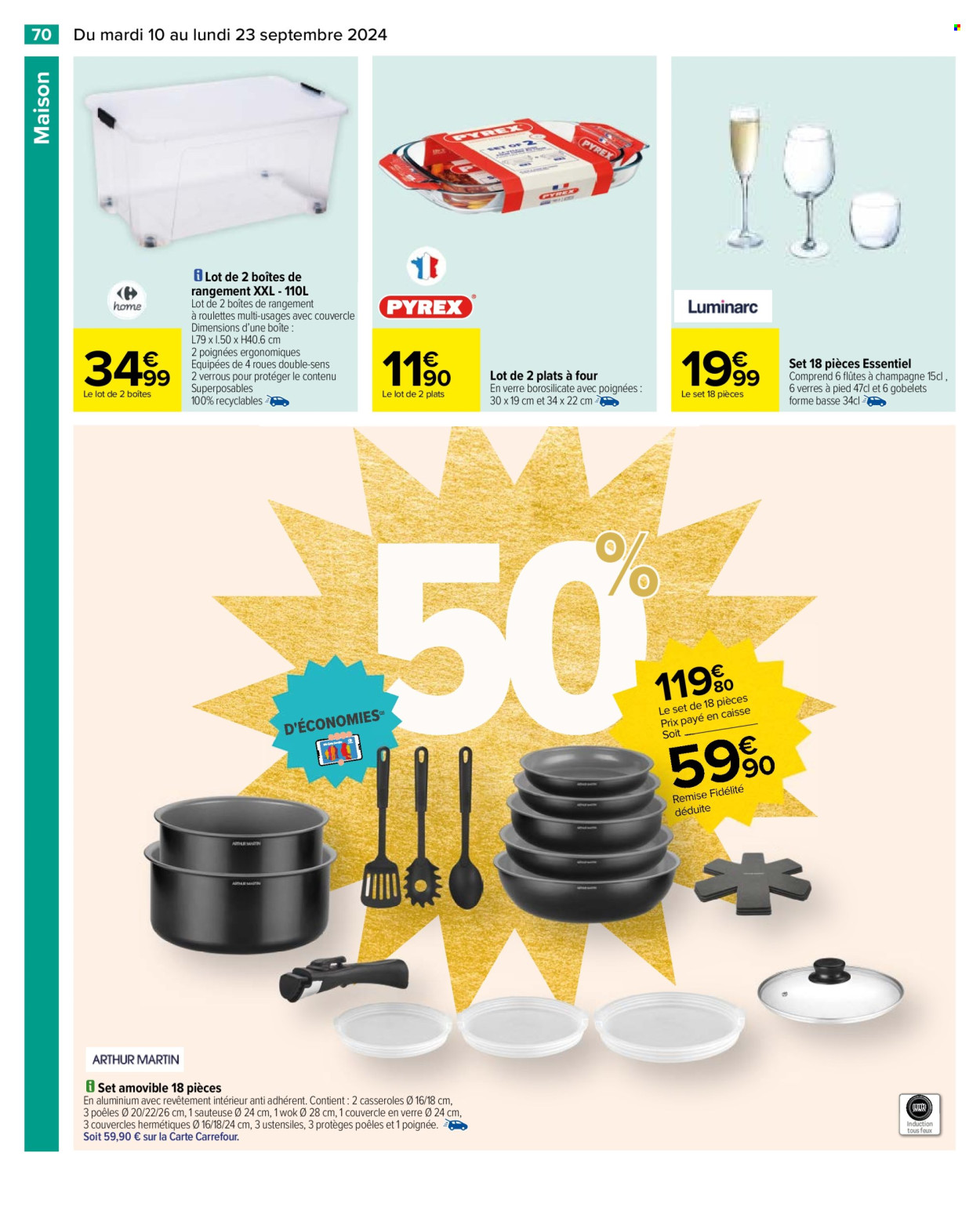 Catalogue Carrefour Hypermarchés - 10/09/2024 - 23/09/2024. Page 72