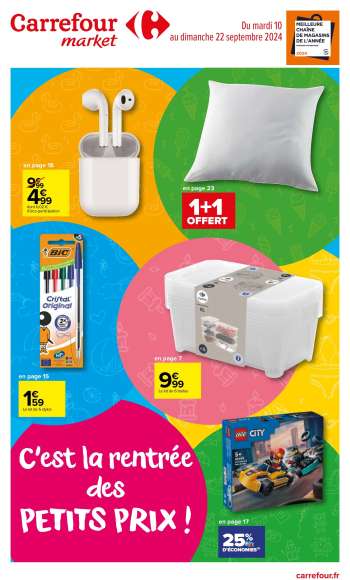 Catalogue Carrefour Market - 10/09/2024 - 22/09/2024.