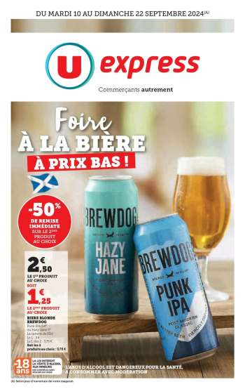 Catalogue U express - 10/09/2024 - 22/09/2024.