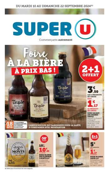 Catalogue SUPER U - 10/09/2024 - 22/09/2024.