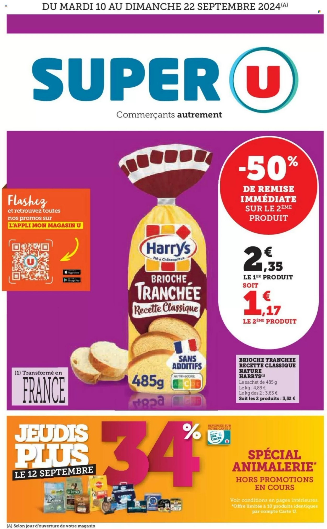 Catalogue SUPER U - 10/09/2024 - 22/09/2024. Page 1