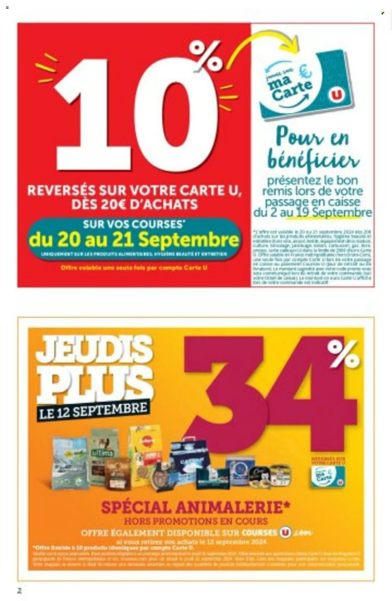 Catalogue SUPER U - 10/09/2024 - 22/09/2024. Page 2
